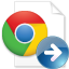 Next button for Chrome icon